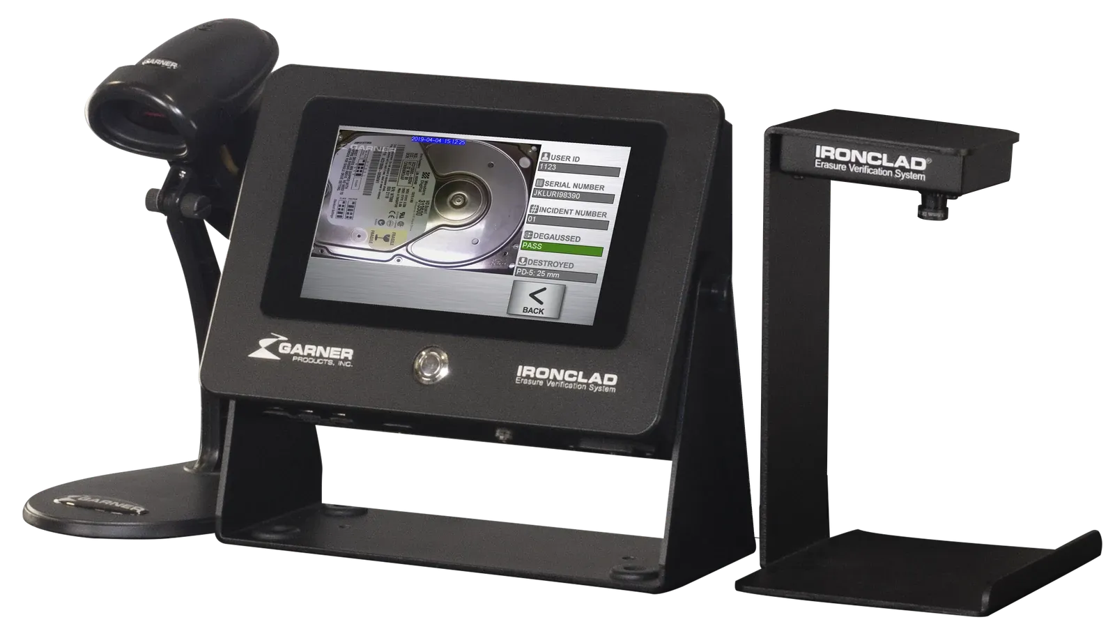 Garner IRONCLAD universal: touchscreen, camera stand and barcode scanner